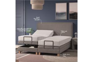 BE COMFY elektromos boxspring ágy 140 cm