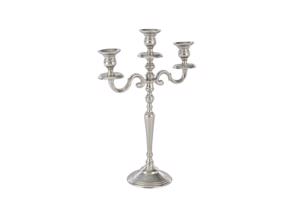 CANDELABRA ezüst alumínium gyertyatartó