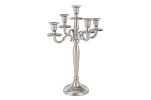 CANDELABRA II ezüst alumínium gyertyatartó