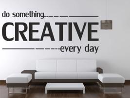 Fali matrica DO SOMETHING CREATIVE EVERY DAY 100 x 200 cm