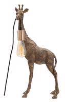 GIRAFFE arany műgyanta asztali lámpa 60 cm