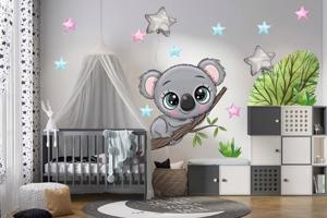 Gyerek falmatrica Cuki koala 100 x 200 cm