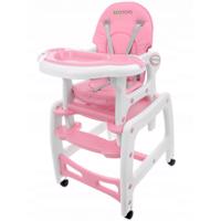 Gyermek multifunkcionális etetőszék 3in1 ECOTOYS HC-223 PINK