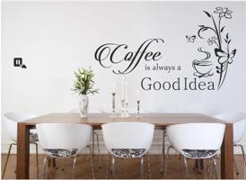 Konyhai falmatrica Coffee is always a good idea 100 x 200 cm