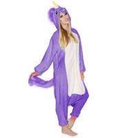 Lila Kigurumi kezeslábas Unikornis S méret