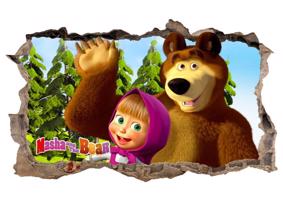 Masha and the Bear falmatrica 47x77cm