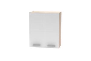 PLUS fehér mdf kétajtós felső konyhaszekrény 60 cm